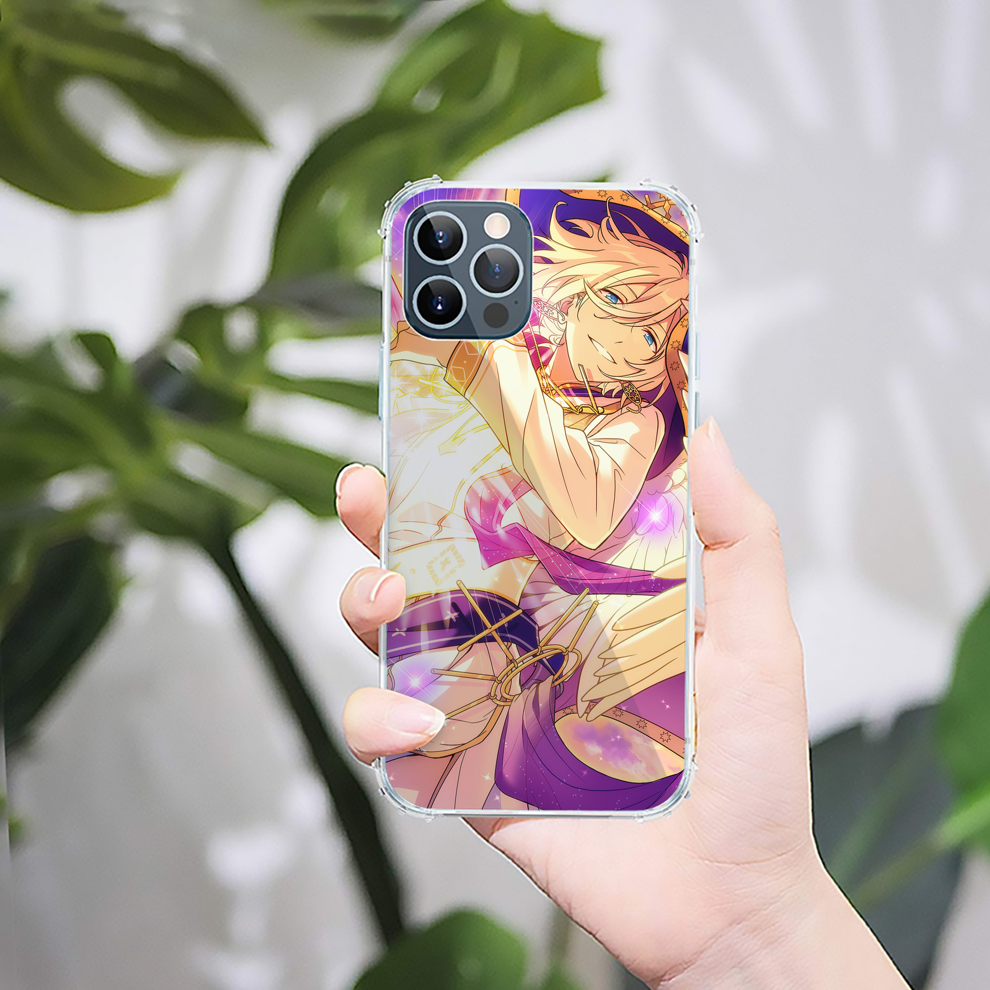 （画像用） あんさんぶるスターズ! Ensemble Stars 【iPhone 12シリーズ対応】透明スマホケース（クリアソフトケース）